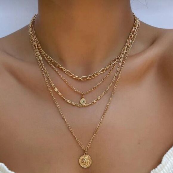 Free People Jewelry - Boho Layered Necklace N1623